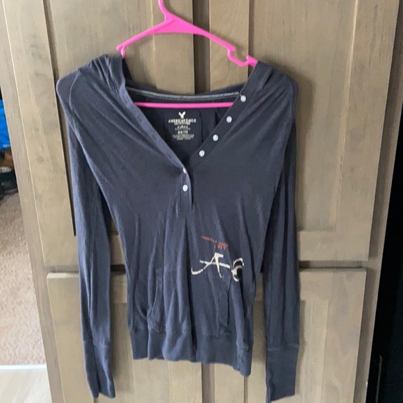 American Eagle Outfitters Tops - A hooded shirt
